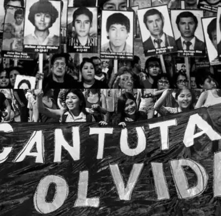 Familiares de vctimas de 'La Cantuta'.