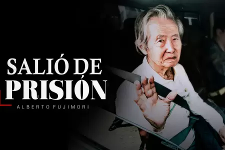Alberto Fujimori sali de prisin.