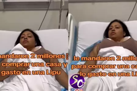 Mujer gasta dinero de su esposo en una liposuccin.