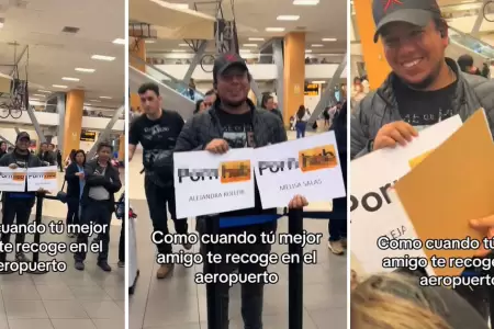 Joven recoge a sus amigas con cartel de pgina para adultos.