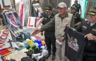 'Toma de Lima': Incautan bombardas y escudos de metal y madera para marcha nacional