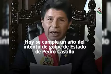 A un ao de intento de golpe de estado de Pedro Castillo, los trujillanos rechaz