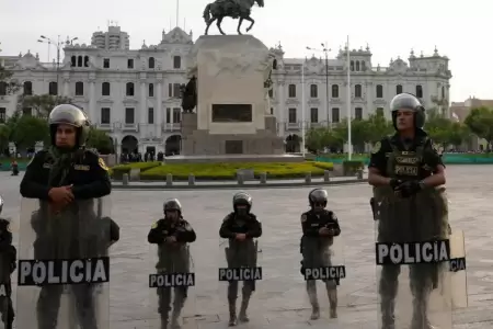 PNP despliega 6 mil efectivos en Lima por protestas