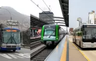 Feriado largo en Lima: Conoce cuáles serán los horarios de los servicios de transporte público