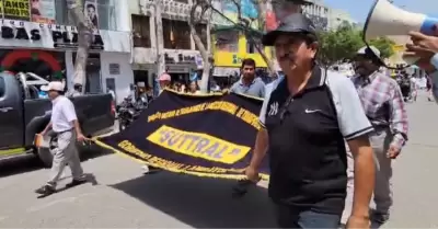 Ciudadanos inician movilizaciones pacíficas en la ciudad de Chiclayo.