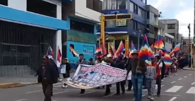 Movilizaciones pacficas en Puno