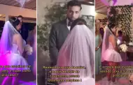Novia usa 'microvestido' transparente en su boda y su novio sorprende con su reaccin