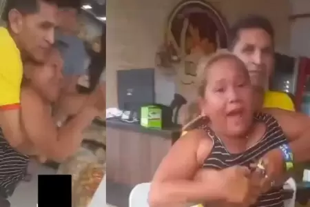 Mujer destruye una panadera porque la cajera le dijo 'mi amor' a su esposo.