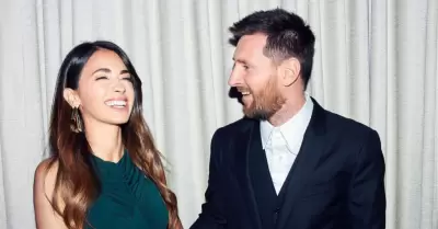 Messi y Antonela en Miami
