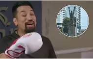 Aldo Miyashiro es conmemorado con estatua de boxeador por su destacada actuación en 'Perdóname'