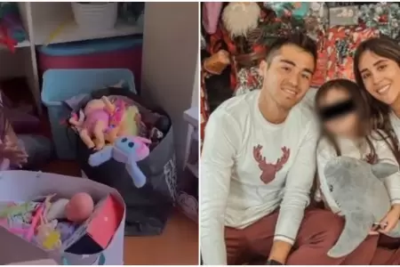 Hija de Melissa Paredes y Rodrigo Cuba dona sus juguetes