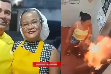 Mujer prende fuego a su esposo motivada por los celos.