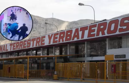 Retirarn a sospechos en terminal de Yerbateros.