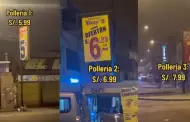 "Solo pasa en Per": Polleras en SJL se pelean con carteles publicitarios por clientes