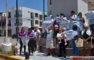 Nuevo Chimbote: familiares de joven agredida protestan en el Poder Judicial