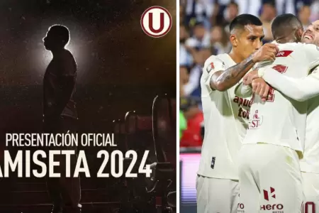 Universitario de Deportes present la camiseta oficial con miras al centenario.