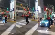 Impresionante! Joven sorprende a transentes con show callejero en Tacna: "Hay talento solo falta apoyo"