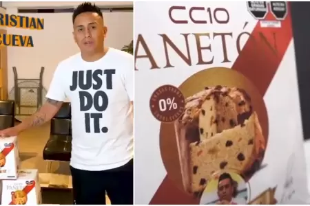 Christian Cueva presenta su propio panetn