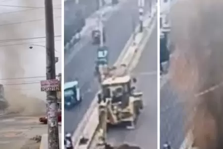 Rotura de tuber�a de gas causa p�nico entre vecinos de VES.