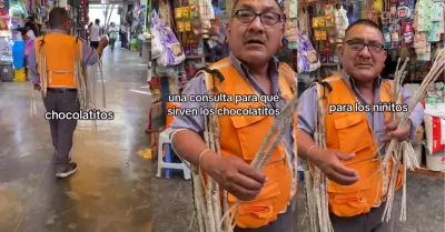 Hombre vende singulares 'chocolatitos' y abre debate en TikTok.