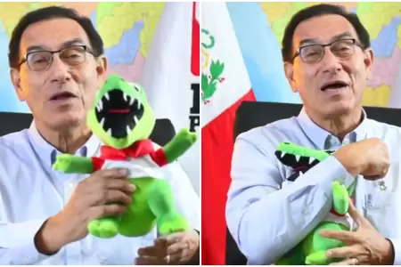 Martn Vizcarra lanza su adorable peluche 'Lagartito'