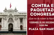 Marcha contra el 'paquetazo congresal': Convocan manifestacin para hoy contra remocin de JNJ