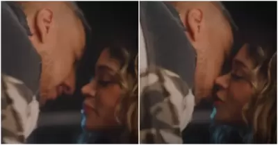 Mayra Goi y Ricardo Mendoza tienen apasionado beso