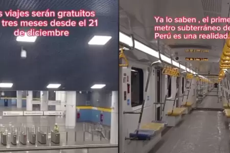 Usuario ensea en redes cmo luce la Lnea 2 del Metro de Lima.