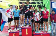 Orgullo peruano! Campeonato Sudamericano Adulto y Juvenil 2023: Per gan 58 medallas en bdminton