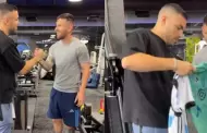 "Lo ayud a levantar pesas": el gran gesto de Messi con un fan que le pidi una foto en un gimnasio