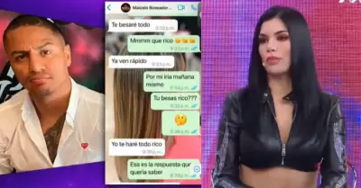 Samantha muestra chats de Maicelo con otras mujeres