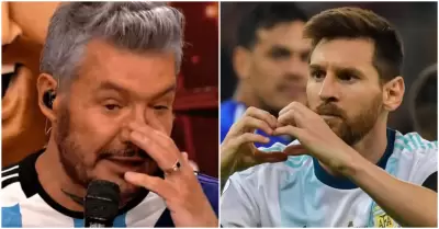 Lionel Messi conmueve hasta las lgrimas a Marcelo Tinelli
