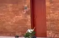 Alcalde de La Victoria: sujetos dejan una corona floral y granada en la puerta de la vivienda de Rubn Cano