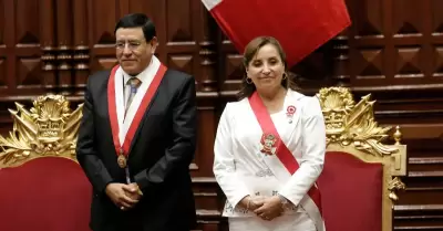 Dina Boluarte y Alejandro Soto.