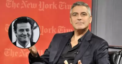 George Clooney revel detalles de la muerte de Matthew Perry.