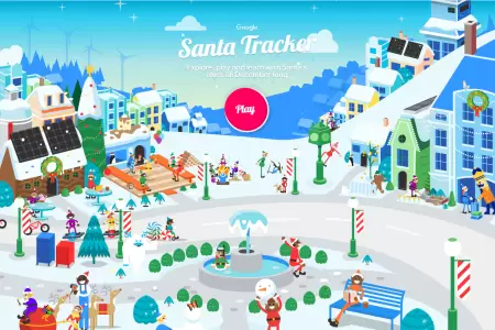 Conoce el recorrido de Papá Noel a través de Google