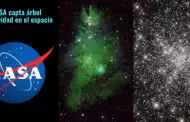 Navidad llega al espacio! NASA captura imagen de un cmulo de estrellas que parece un rbol navideo