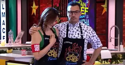 Karina Calmet eliminada de 'El Gran Chef Famosos: La Revancha'.