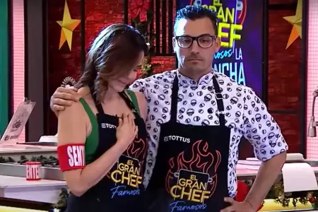 Karina Calmet eliminada de 'El Gran Chef Famosos: La Revancha'.