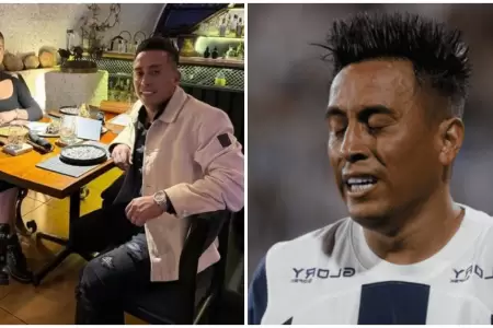 Christian Cueva festeja sus bodas de lino con Pamela Lpez