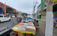 Trujillo: ambulantes regresan a vender a la avenida Espaa tras ser desalojados 24 horas antes