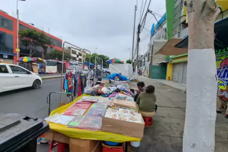 Ambulantes regresan a vender a la avenida Espaa tras ser desalojados 24 horas a