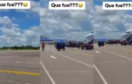 "Servicio VIP": Mototaxi dej en shock a cibernautas al ser visto en pista de aeropuerto en Pucallpa