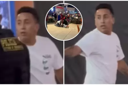 Christian Cueva estuvo presente en balacera del Mall Plaza de Trujillo