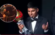 Piero Quispe en lo alto! Futbolista gana 'Mejor jugador del ao' y su madre se conmueve hasta el llanto