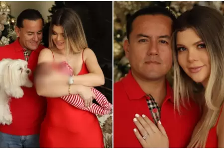 Brunella Horna y su primera Navidad junto a su hijo Alessio