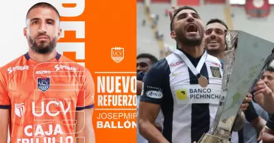 Josepmir Balln es nuevo jugador de la Universidad Csar Vallejo