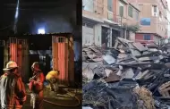Lamentable! Voraz incendio consume 5 casas en San Juan de Miraflores a das de Ao Nuevo