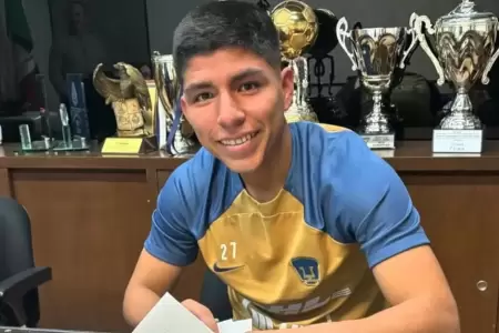 Piero Quispe en Pumas UNAM.