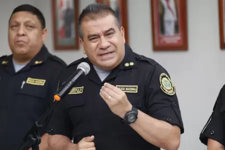 scar Arriola, general de la Polica Nacional del Per.